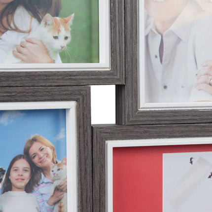Photo frame with collage for 24 photos