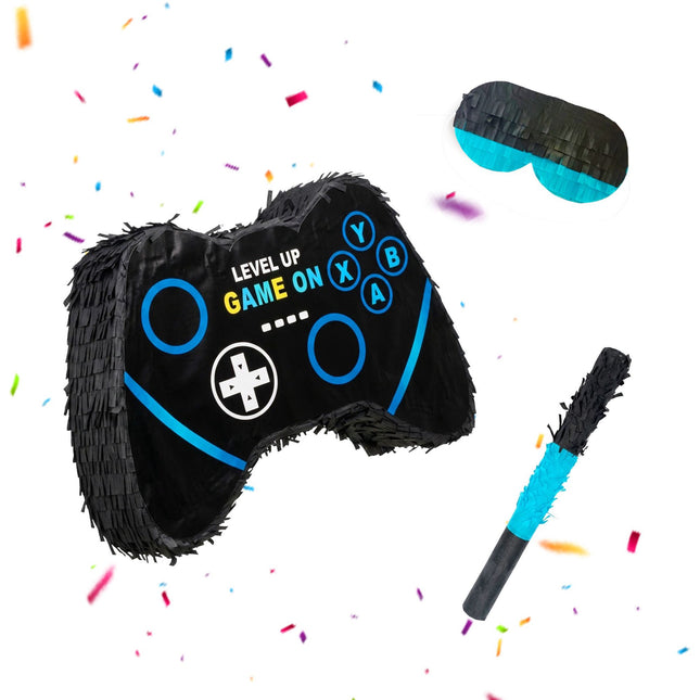 Piñata Set With Stick And Mask For Kids' Parties
