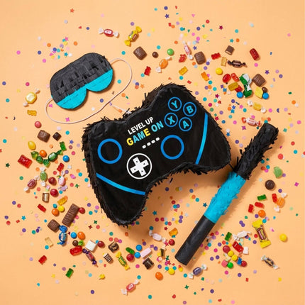 Piñata Set With Stick And Mask For Kids' Parties