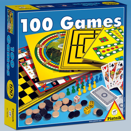 Piatnik Board Game Set 100 Games (In Lithuanian Lang.)