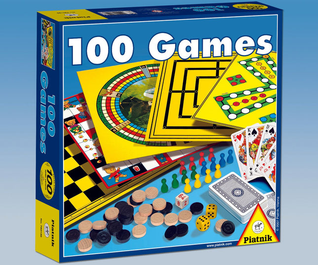 Piatnik Board Game Set 100 Games (In Lithuanian Lang.)