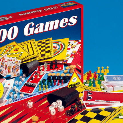 Piatnik Board Game Set 200 Games (In Estonian, Russian Lang.)
