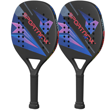 Pickleball Paddle Set, Carbon Fiber, Non-Slip Grip, Bag Included