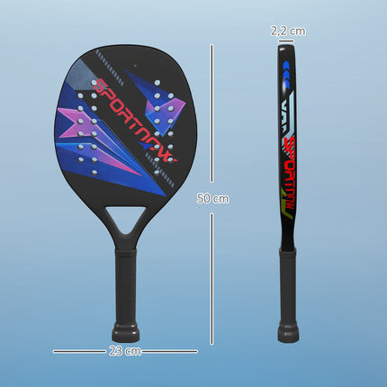 Pickleball Paddle Set, Carbon Fiber, Non-Slip Grip, Bag Included