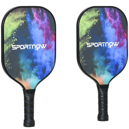 Pickleball Racket Set with 2 fiberglass paddles & bag