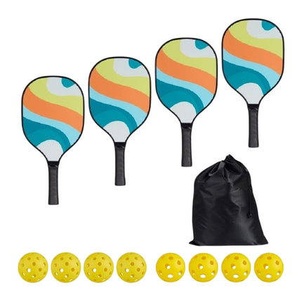 Pickleball set 4 rackets & 8 balls