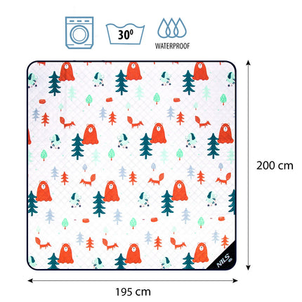 Picnic Blanket, Waterproof, 195x200 cm