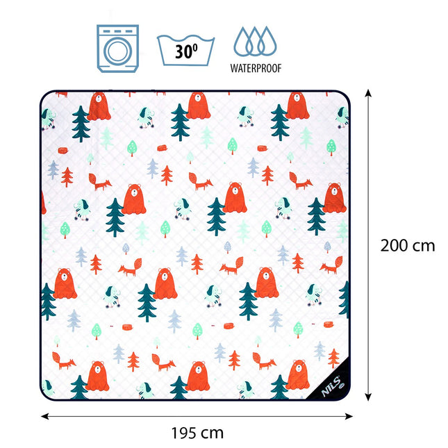 Picnic Blanket, Waterproof, 195x200 cm