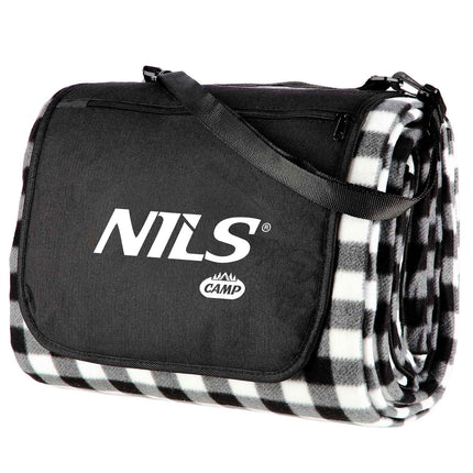 Picnic Mat, White-Black, 300x200 cm, PE + ALU