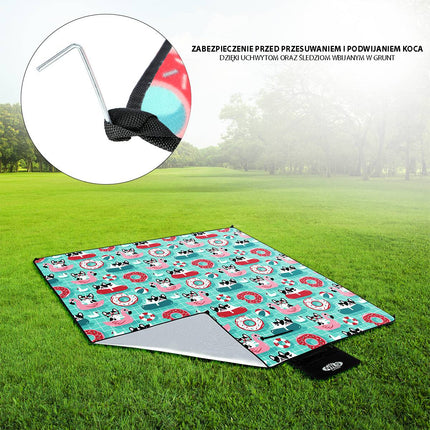 Picnic Mat for Dogs, 200x200 cm, Waterproof