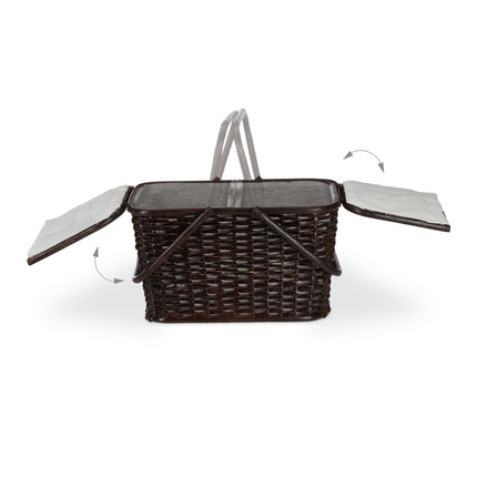 Picnic basket with lid