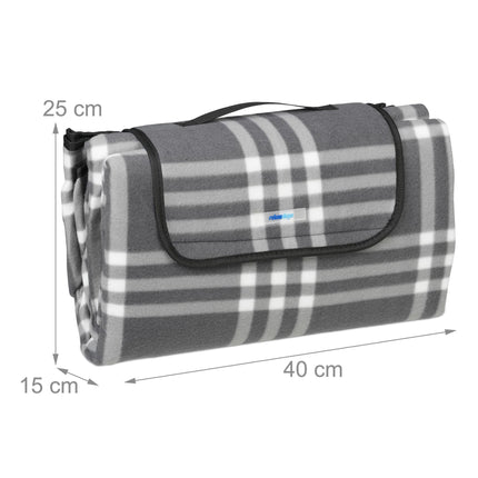 Picnic blanket 200 x 200 cm checkered