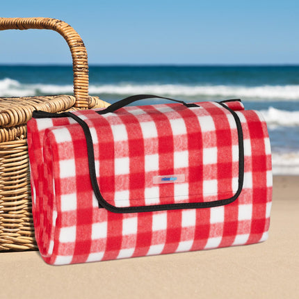 Picnic blanket 200 x 200 cm checkered