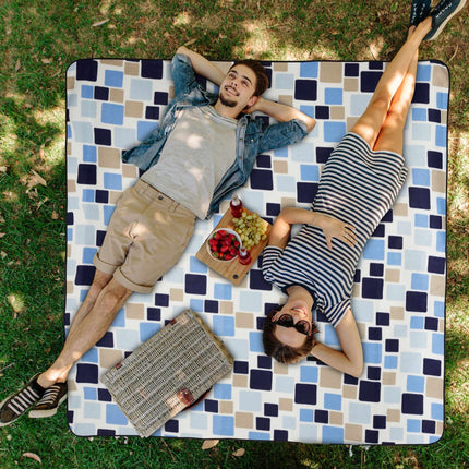 Picnic blanket 200 x 200 cm squares