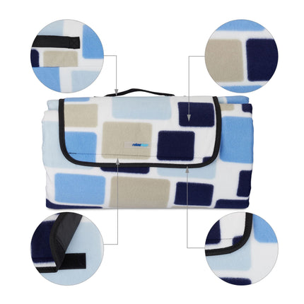 Picnic blanket 200 x 200 cm squares