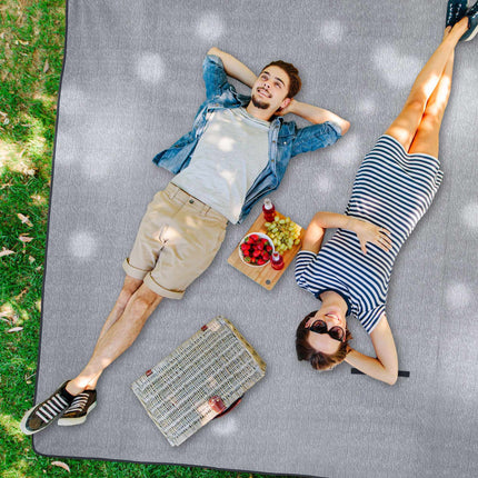 Picnic blanket 300 x 200 cm herringbone