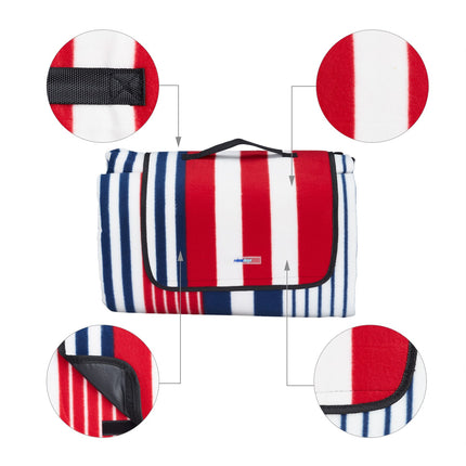Picnic blanket 300 x 200 cm striped