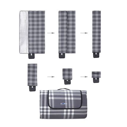 Picnic blanket 300 x 200 cm striped