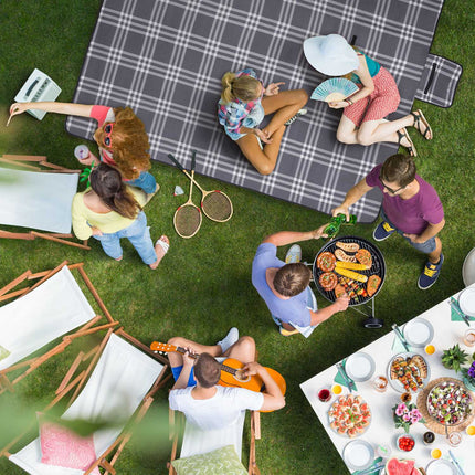 Picnic blanket 300 x 200 cm striped