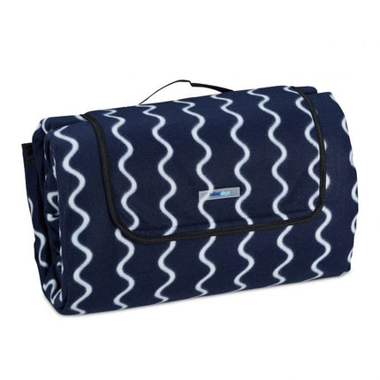 Picnic blanket 300 x 200 cm wave pattern