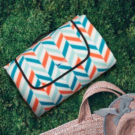 Picnic blanket 300 x 200 cm zigzag