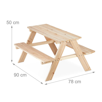 Picnic table for children