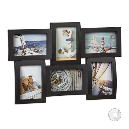 Picture frame for multiple photos
