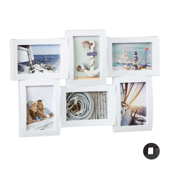 Picture frame for multiple photos