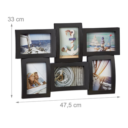 Picture frame for multiple photos