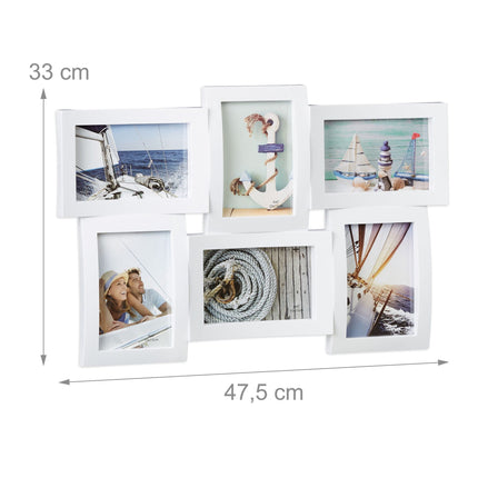 Picture frame for multiple photos