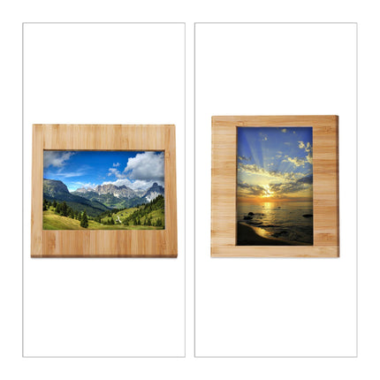 Picture frame in bamboo