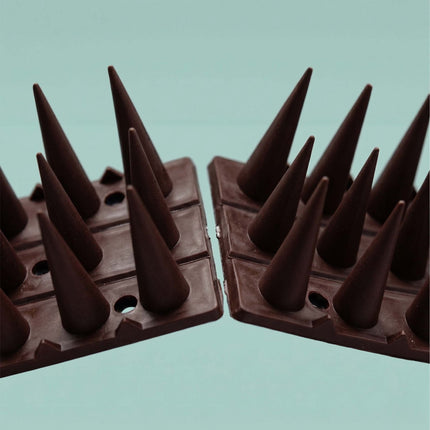 Pigeon Spikes, 20-Pack Plastic 3-Row Cut-To-Fit