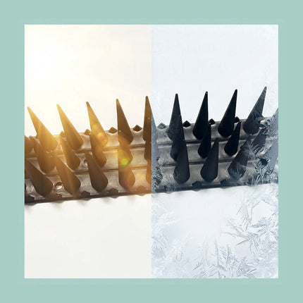 Pigeon Spikes, Set of 20 – 3-Row Cut-to-Fit Strips