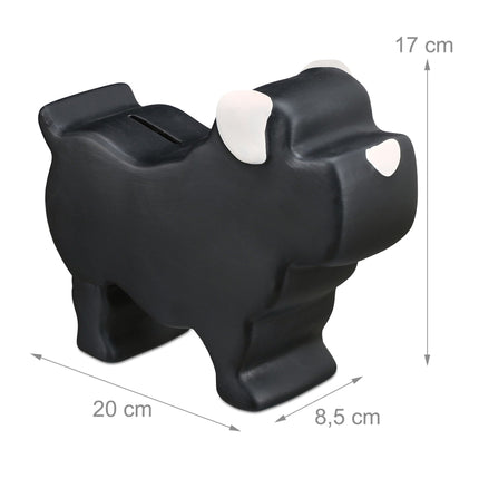 Piggy bank Dog for label