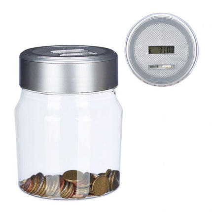 Piggy bank with counter