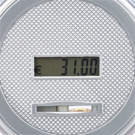 Piggy bank with counter