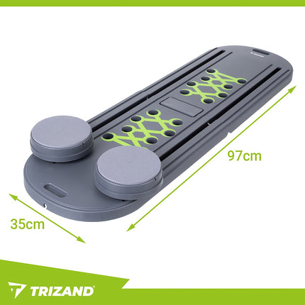 Pilates Board with Handles, 97x35 cm, Home Fitness