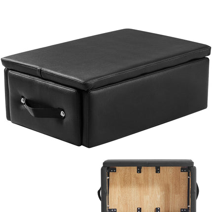 Pilates Reformer Sitting Box, 25x17x9 In, PU Wood