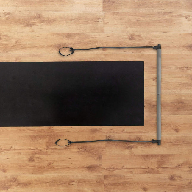 Pilatesstang met weerstandsbanden