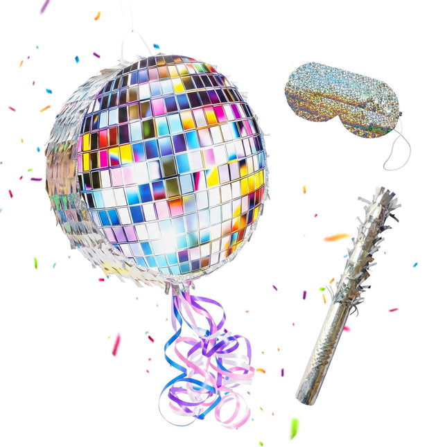 Pinata Party Set, 3-Piece With Bat And Blindfold