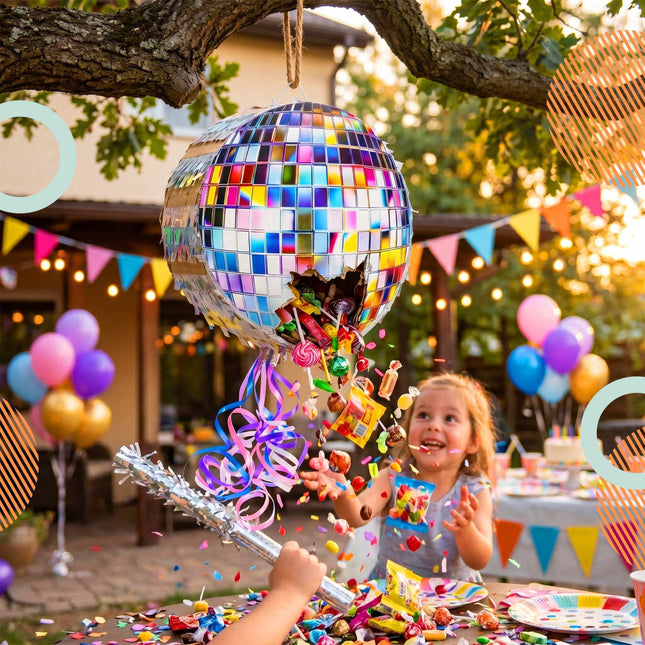 Pinata Party Set, 3-Piece With Bat And Blindfold