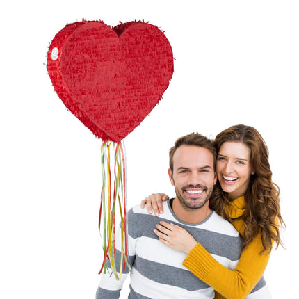 Pinata red heart