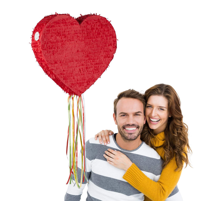 Pinata red heart