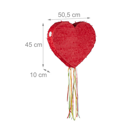 Pinata red heart