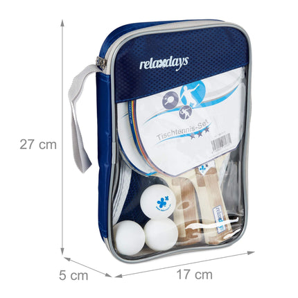 Ping pong racket set with net