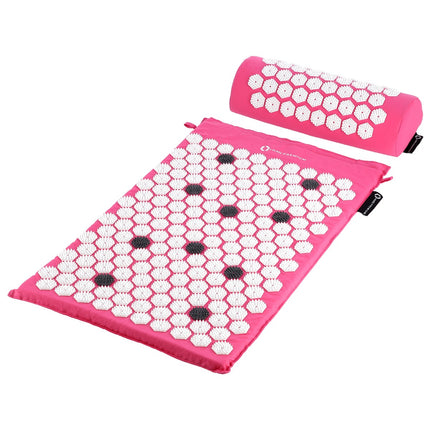 Pink Acupressure Mat Set – Includes Mat and Pillow