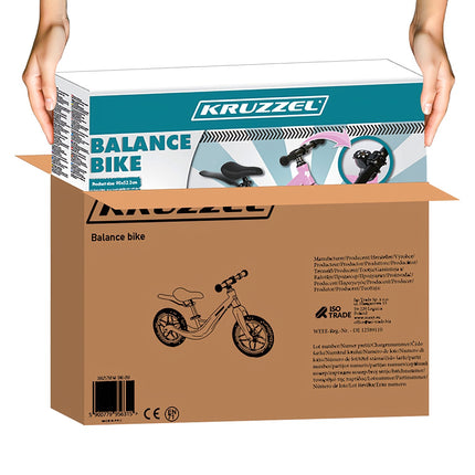 Pink Balance Bike for Kids, Lightweight and Durable