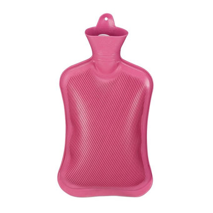 Pink Hot Water Bottle 2L