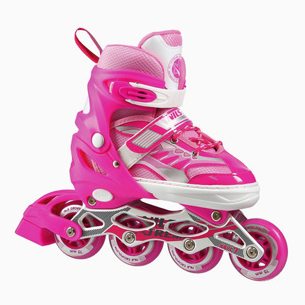 Pink In-Line Skates, Size L – Adjustable Fit