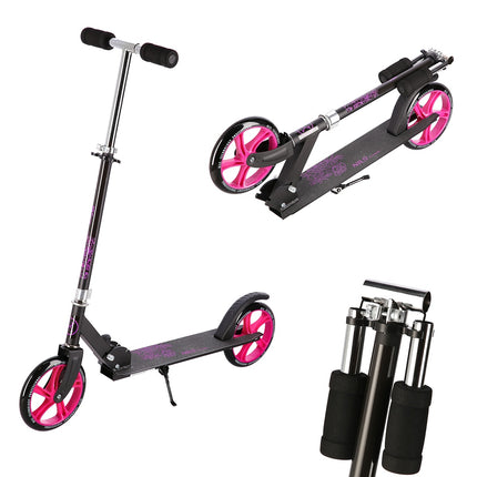 Pink Kick Scooter, Adjustable Height, Lightweight